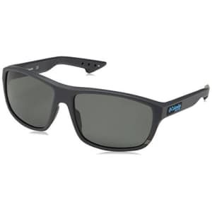 Columbia Men's Airgill Lite Oval Sunglasses, Matte Shark/Smoke Polarized, 60 mm for $103