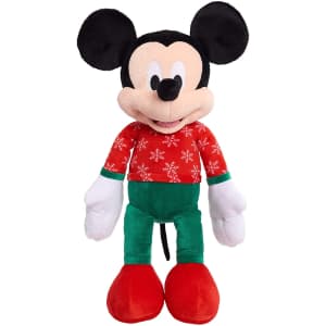 Disney Mickey Mouse 2020 Large Holiday Plush for $7 Disney Mickey Mouse 2020 Large Holiday Plush for $7