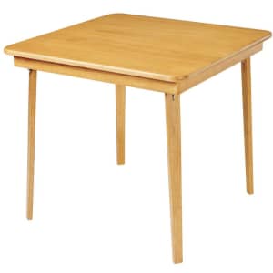 Stakmore 32" Solid Wood Folding Table for $71 Stakmore 32" Solid Wood Folding Table for $71