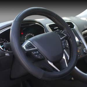 SEG Direct Microfiber Leather Steering Wheel Cover for $16 SEG Direct Microfiber Leather Steering Wheel Cover for $16