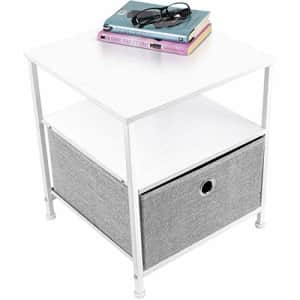 Sorbus Nightstand 1-Drawer Shelf Storage- Bedside Furniture & Accent End Table Chest for Home, for $47 Sorbus Nightstand 1-Drawer Shelf Storage- Bedside Furniture & Accent End Table Chest for Home, for $47