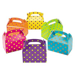 Fun Express Bright Polka Dot Treat Boxes (set of 12) - Party Supplies for $10