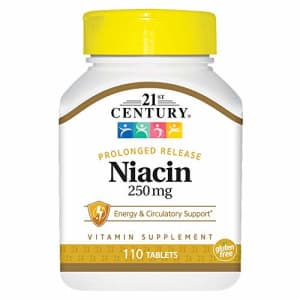 21st Century Niacin 250 mg Tablets, 110-Count (Pack of 2) for $13