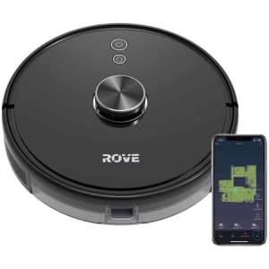 Rove Pro Lidar Navigation Robot Vacuum Cleaner for $340