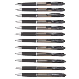 Amazon Basics Retractable Gel Pens 12-Pack for $10