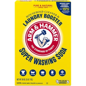 Arm & Hammer Laundry Booster Super Washing Soda for $4 Arm & Hammer Laundry Booster Super Washing Soda for $4