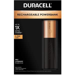 Duracell 3,350mAh Rechargeable Power Bank for $22