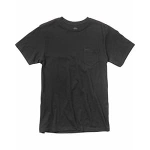 RVCA Men's PTC Standard WASH Short Sleeve Crew Neck Pocket T-Shirt, Black, S for $20