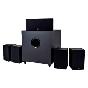 Monoprice Premium 5.1-Channel Home Theater System with Subwoofer for $126 Monoprice Premium 5.1-Channel Home Theater System with Subwoofer for $126