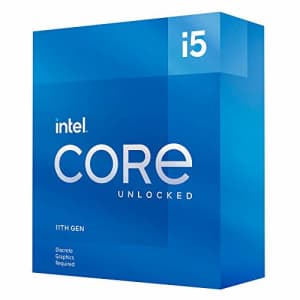 Intel Core i5-11600KF Desktop Processor 6 Cores up to 4.9 GHz Unlocked LGA1200 (Intel 500 Series & for $232