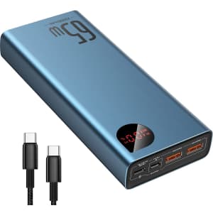 Baseus 20,000mAh Power Bank for Laptops and Phones for $51 Baseus 20,000mAh Power Bank for Laptops and Phones for $51