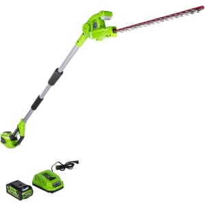 Greenworks 40V 20" Cordless Pole Hedge Trimmer for $167 Greenworks 40V 20" Cordless Pole Hedge Trimmer for $167