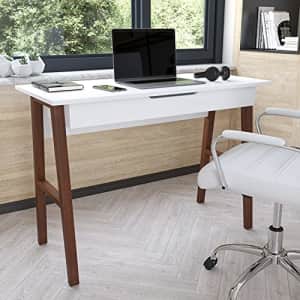Flash Furniture Computer Desk - White Home Office Desk with Storage Drawer - 42" Long Writing Desk for $135 Flash Furniture Computer Desk - White Home Office Desk with Storage Drawer - 42" Long Writing Desk for $135