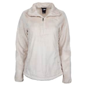 The North Face Women's Osito 1/4 Zip Pullover for $50
