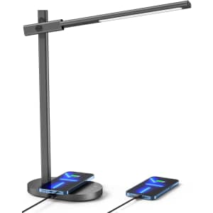Momax Q.LED Metal Desk Lamp w/ Wireless Charging Base for $57 Momax Q.LED Metal Desk Lamp w/ Wireless Charging Base for $57
