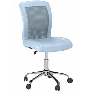 Serta Essentials Computer Chair, Blue Sky Faux Leather and Mesh for $100 Serta Essentials Computer Chair, Blue Sky Faux Leather and Mesh for $100