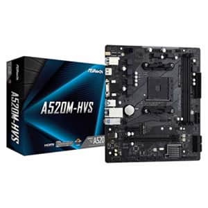 ASRock AMD A520 Socket AM4 Micro ATX DDR4-SDRAM Motherboard for $84