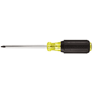 Klein Tools 661 Screwdriver, #1 Square Recess Tip with 4-Inch Round Shank for $14 Klein Tools 661 Screwdriver, #1 Square Recess Tip with 4-Inch Round Shank for $14