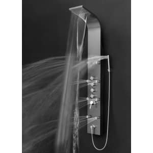 AKDY 65" 8-Spray Waterfall Stainless Steel Shower Panel System for $350 AKDY 65" 8-Spray Waterfall Stainless Steel Shower Panel System for $350