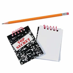 Fun Express Top Secret Notebook (Set of 24 Note Pads) Party Supplies for $9 Fun Express Top Secret Notebook (Set of 24 Note Pads) Party Supplies for $9