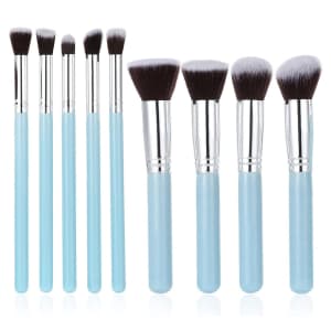 Cacagou 9-Piece Makeup Brush Set for $5 Cacagou 9-Piece Makeup Brush Set for $5