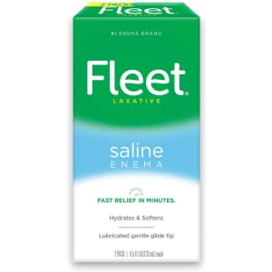 Fleet Laxative Saline Enema for Adult Constipation 2-Pack for $1.38 via Sub & Save Fleet Laxative Saline Enema for Adult Constipation 2-Pack for $1.38 via Sub & Save