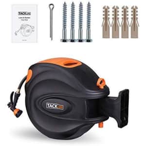 Tacklife 65-Foot Retractable Garden Hose Reel for $65 Tacklife 65-Foot Retractable Garden Hose Reel for $65