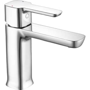 Delta Project Pack Single Hole Bathroom Faucet with Drain Assembly for $91