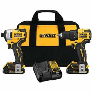 DeWalt DCK278C2 ATOMIC 20-Volt MAX Lithium-Ion Brushless Cordless Compact Drill/Impact Combo Kit for $229