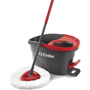 O-Cedar EasyWring Microfiber Spin Mop and Bucket for $33
