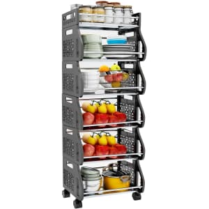 Baboies 6-Tier Storage Cart for $44