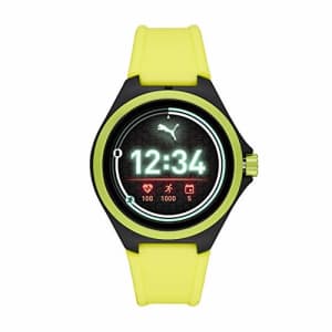 PUMA Sport 44mm Heart Rate Smartwatch - Neon Yellow Silicone Band Lightweight Touchscreen for $149 PUMA Sport 44mm Heart Rate Smartwatch - Neon Yellow Silicone Band Lightweight Touchscreen for $149