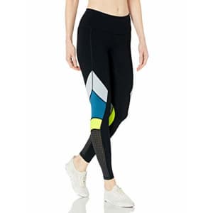 SHAPE activewear Women's PACESETTER Color Block Legging, Caviar Black/deep Water, XS for $46 SHAPE activewear Women's PACESETTER Color Block Legging, Caviar Black/deep Water, XS for $46
