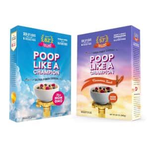 Poop Like a Champion Ultra Fiber Cereal Bundle for $23