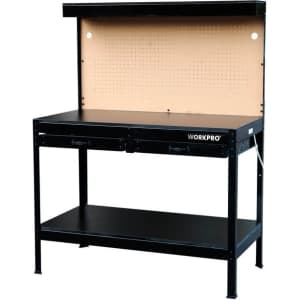 WorkPro 48" Multi Purpose Workbench with Work Light for $250