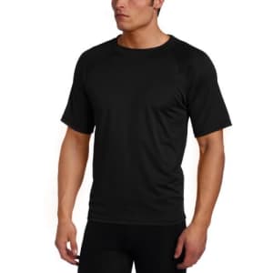 Kanu Surf Men's Short Sleeve UPF 50+ Swim Shirt (Regular & Extended Sizes), Black, Large for $19 Kanu Surf Men's Short Sleeve UPF 50+ Swim Shirt (Regular & Extended Sizes), Black, Large for $19