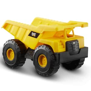 Cat Construction 10" Plastic Dump Truck Toy for $6