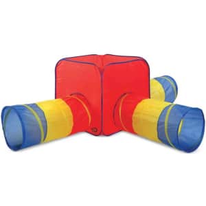 Discovery Kids 3-in-1 Tent Tunnels Toy for $28 Discovery Kids 3-in-1 Tent Tunnels Toy for $28