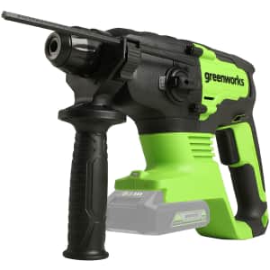 Greenworks 24V Brushless Rotary Hammer (No Battery) for $122 Greenworks 24V Brushless Rotary Hammer (No Battery) for $122