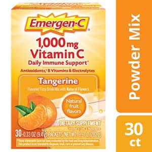 Emergen-C Vitamin C 1000mg Powder (30 Count, Tangerine Flavor, 1 Month Supply), With Antioxidants, for $10