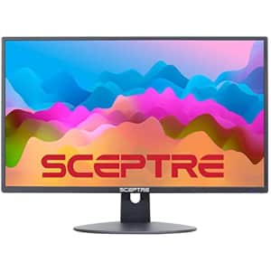 Sceptre E249W-19203R 24-inch FHD LED Gaming Monitor 2X HDMI VGA 75Hz Build-in Speakers, Machine for $183 Sceptre E249W-19203R 24-inch FHD LED Gaming Monitor 2X HDMI VGA 75Hz Build-in Speakers, Machine for $183
