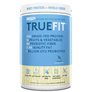 RSP TrueFit - Protein Powder Meal Replacement Shake for Weight Loss, Grass Fed Whey, Organic Real for $42