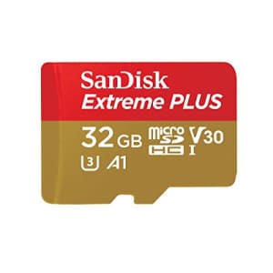 SanDisk Extreme PLUS 32GB microSDHC UHS-I Card - SDSQXBG-032G-GN6MA for $25