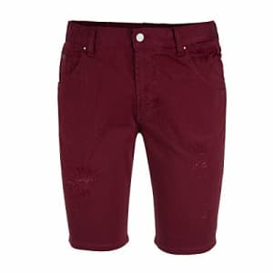 A|X ARMANI EXCHANGE Men's 5 Pocket Bermuda Shorts, Rhubarb, 40 for $25