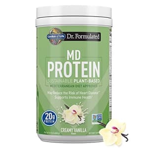 Garden of Life Vanilla Plant Based Protein Powder with Fava Bean, Sprouted Barley & Rice Plus for $30