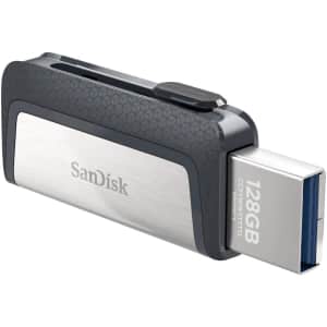 SanDisk 128GB USB Type-C / 3.1 Flash Drive for $18
