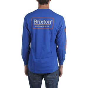 Brixton Men's Palmer II Standard FIT Long Sleeve T-Shirt, Royal, S for $14 Brixton Men's Palmer II Standard FIT Long Sleeve T-Shirt, Royal, S for $14