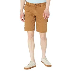 Buffalo David Bitton Men's Dean Denim Shorts, Tan, 40 for $28