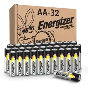 Energizer AA Batteries 32-Pack for $17 via Sub & Save