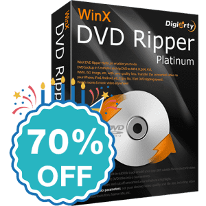 WinX DVD Ripper Platinum, WinX HD Video Converter, WinX MediaTrans and DVD Copy Pro at Digiarty Software: 70% off, starting from $20 WinX DVD Ripper Platinum, WinX HD Video Converter, WinX MediaTrans and DVD Copy Pro at Digiarty Software: 70% off, starting from $20